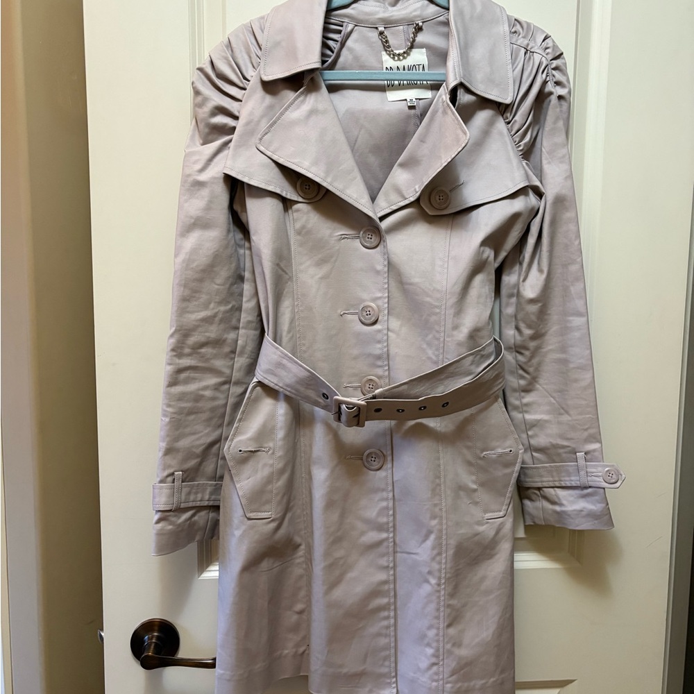 BB Dakota Light Gray Trench Coat